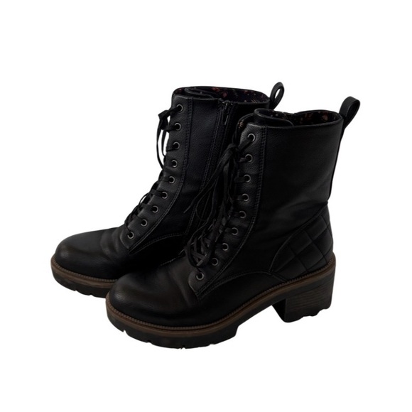 b.o.c. Shoes - B.O.C Born Concept Black Combat Boots